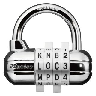 Master Lock 1534D Combination Padlock with Interchangeable, Removable Dials